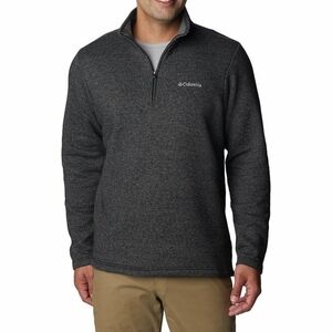 Columbia Great Hart Mountain III Quarter-Zip Fleece Size XXL in Black Heather